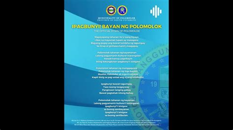 polomolok hymn